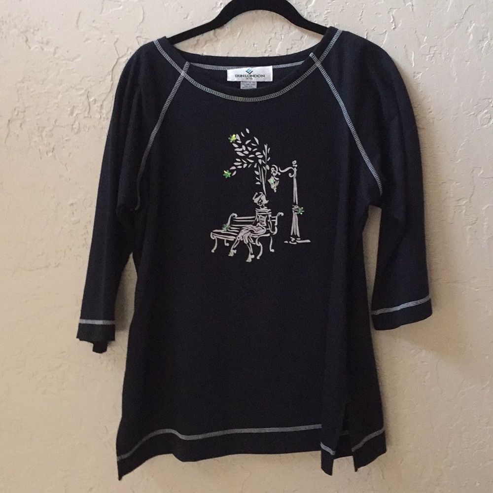 Erin London 3/4 Sleeve Top
